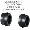 Chris King Press Fit Conversion Kit -Dérailleur arrière Soldes Magasin Chris King Press Fit Conversion Kit Bottom Bracket Spares Black NotSet CKPBB021