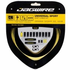 Câbles De Dérailleur Jagwire Hyper Teflon -Dérailleur arrière Soldes Magasin Jagwire Universal Sport Gear Cable Kit Gear Cables Gold NotSet JGC03MZ
