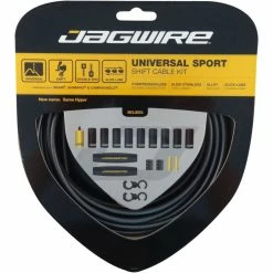 Câbles De Dérailleur Jagwire Hyper Teflon -Dérailleur arrière Soldes Magasin Jagwire Universal Sport Gear Cable Kit Gear Cables Grey NotSet JGC03IG