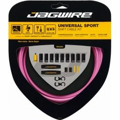Jagwire Universal Sport Gear Cable Kit -Dérailleur arrière Soldes Magasin Jagwire Universal Sport Gear Cable Kit Gear Cables Pink Not Set JGC03PK