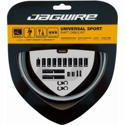 Jagwire Universal Sport Gear Cable Kit -Dérailleur arrière Soldes Magasin Jagwire Universal Sport Gear Cable Kit Gear Cables Stirling Silver Not Set JGC03SS